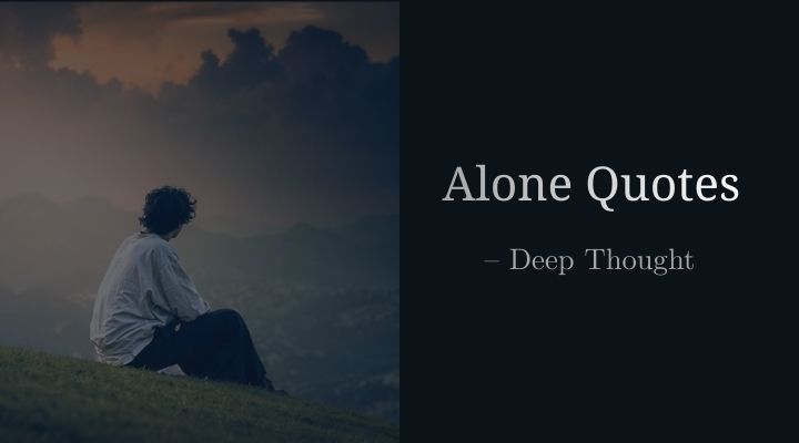 alone quotes in english