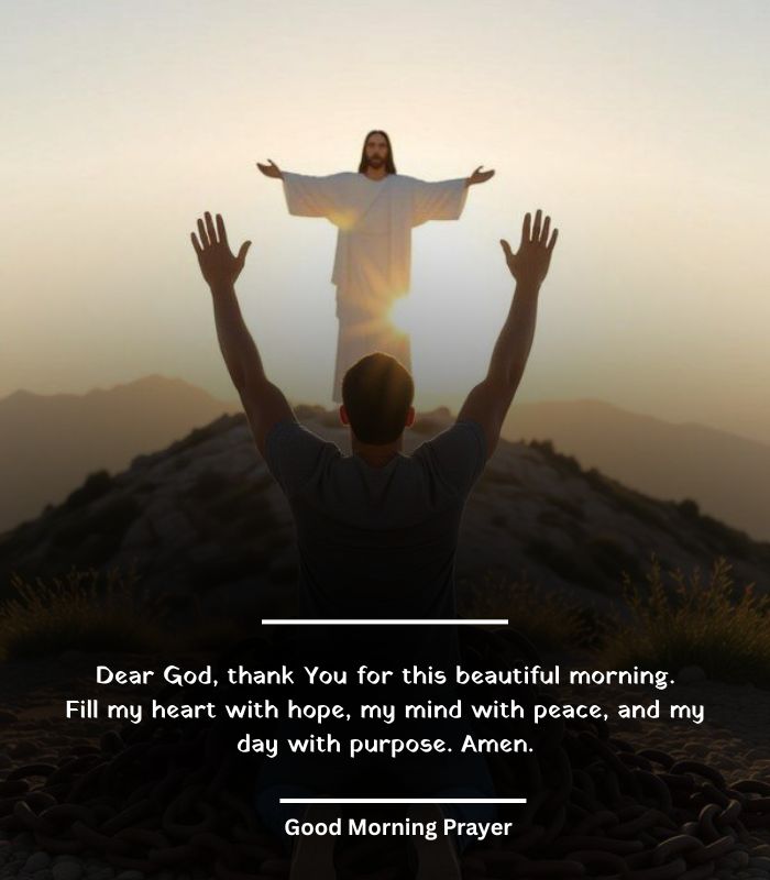 Uplifting Good Morning Prayer