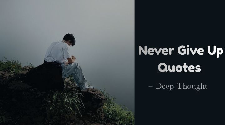 Never Give Up Quotes
