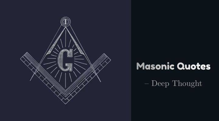 Masonic Quotes